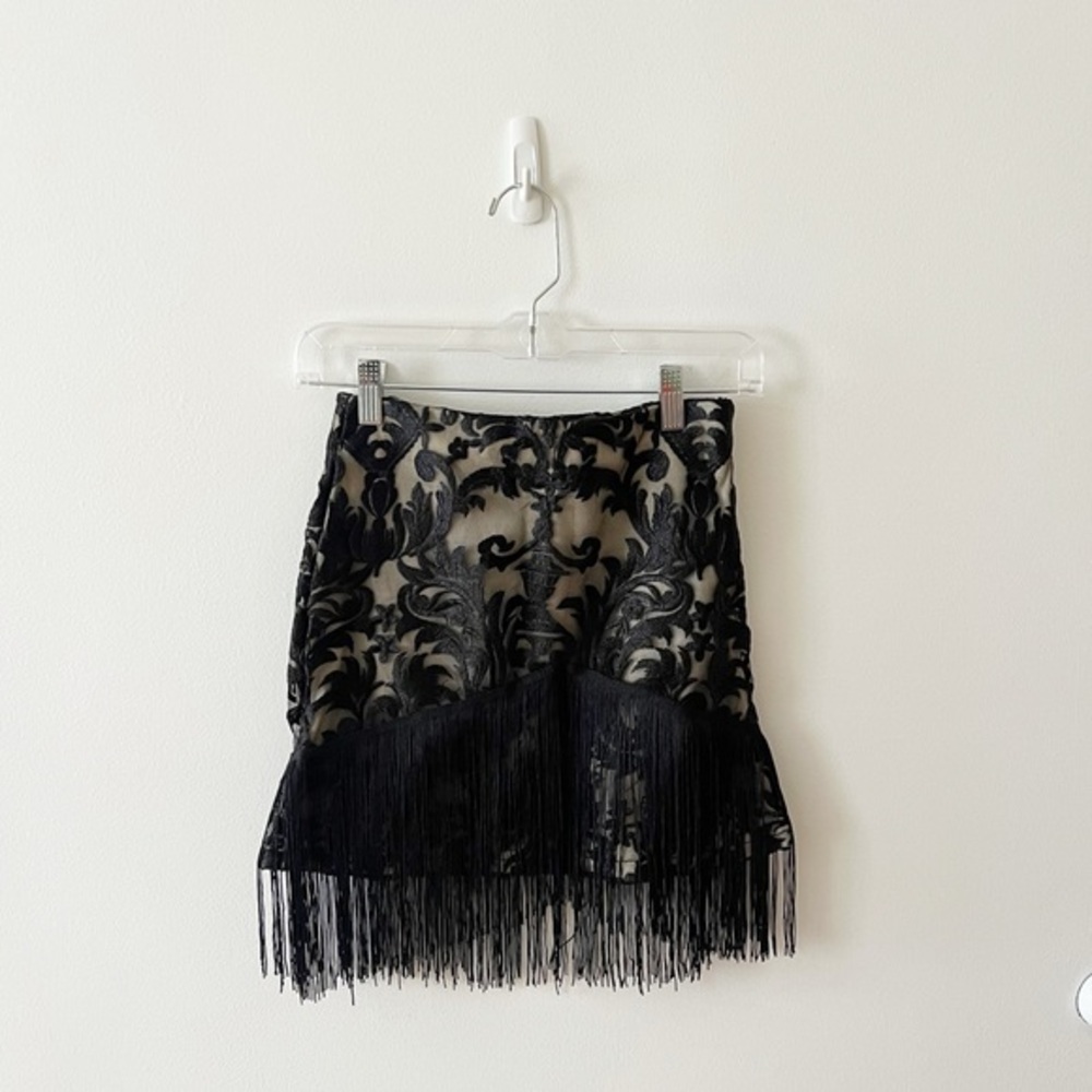 Missguided mini printed skirt